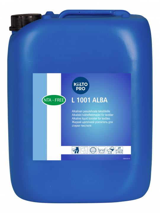 L 1001 Alba / Л 1001 Альба, щелочной усилитель для стирки текстиля  20 л