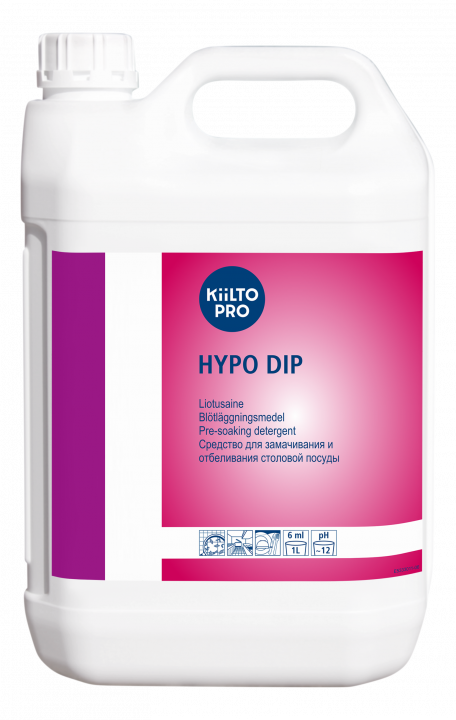 Kiilto Hypo Dip / Киилто Хюпо Дип, жидкое средство для замачивания и дезинфекции кухонной и столовой