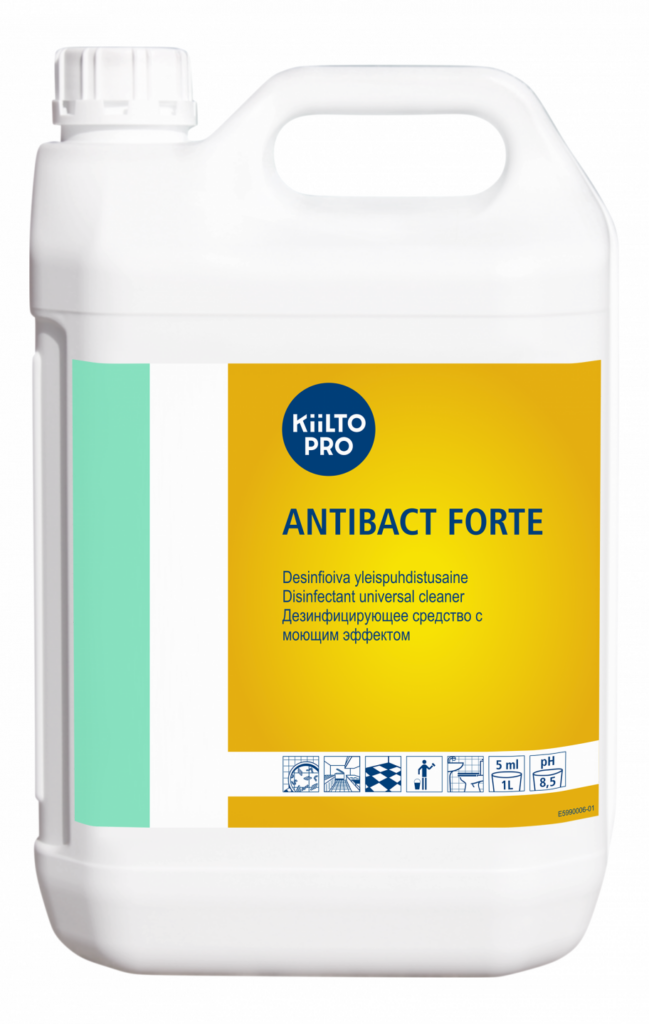 Kiilto Antibact Forte / Киилто Антибакт Форте, дезинфицирующее средство с моющим эффектом  5 л