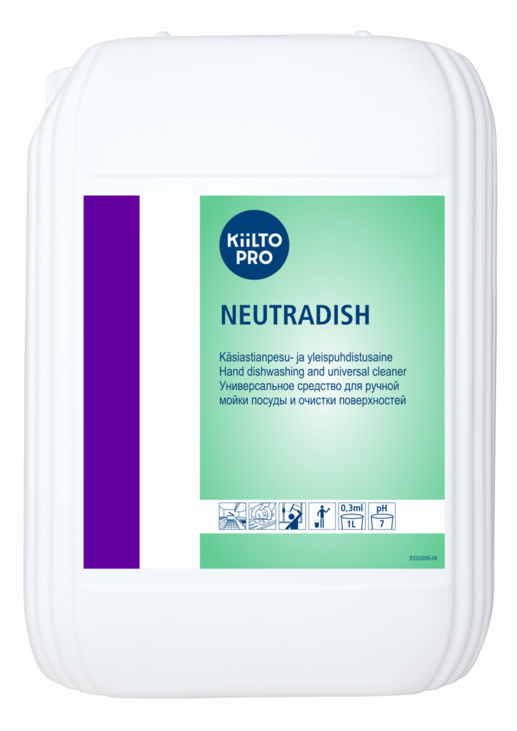 Kiilto Neutradish / Киилто Неутрадиш, средство для ручной мойки посуды и поверхностей  10 л